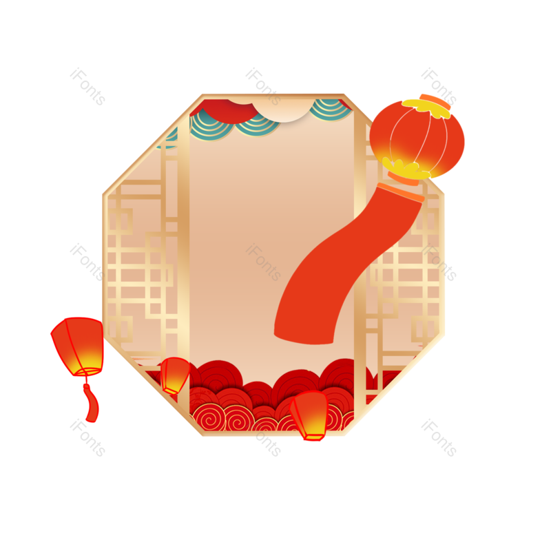 装饰图片,中国风元素,春节PNG,喜庆免抠素材